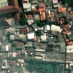 Sand Volleyball Court in Jakarta Timur, JK — aerial view