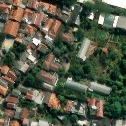 Sand Volleyball Court in DKI Jakarta, JK — aerial view