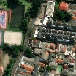 Pasar Minggu Beach Volleyball Court #1 — aerial view