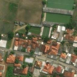 Sand Volleyball Court in Karawang, JB — aerial view