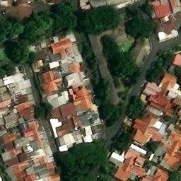 Sand Volleyball Court in DKI Jakarta, JK — aerial view