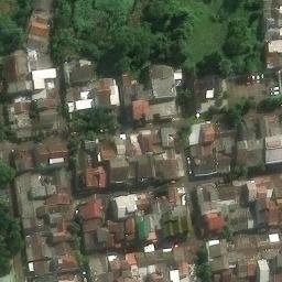 Sand Volleyball Court in Tangerang Selatan, BT — aerial view