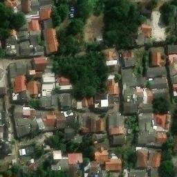 Sand Volleyball Court in Tangerang Selatan, BT — aerial view