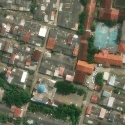 Sand Volleyball Court in Karawang, JB — aerial view