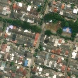 Sand Volleyball Court in Karawang, JB — aerial view
