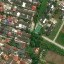 Sand Volleyball Court in Karawang, JB — aerial view