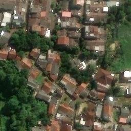 Sand Volleyball Court in Tangerang Selatan, BT — aerial view