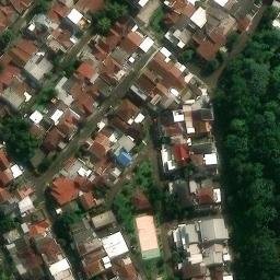 Sand Volleyball Court in Depok, JB — aerial view