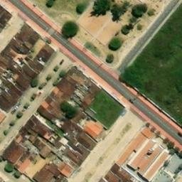 Sand Volleyball Court in Cuité, PB — aerial view