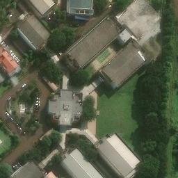 Sand Volleyball Court in Cibinong, JB — aerial view