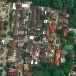 Sand Volleyball Court in Sukaraja, JB — aerial view