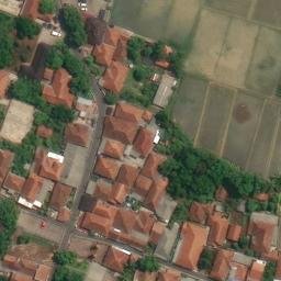 Lapangan Bola Voli — aerial view