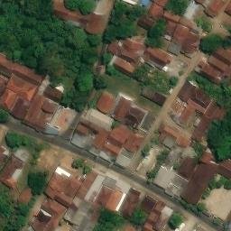 Lapangan Voli Karapyak — aerial view