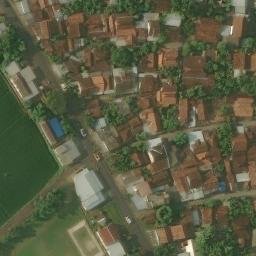 Sand Volleyball Court in Trangkil, JT — aerial view