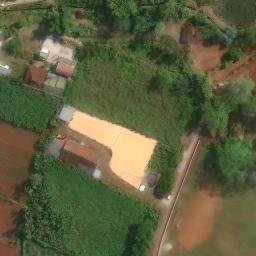 Sand Volleyball Court in Pati, JT — aerial view