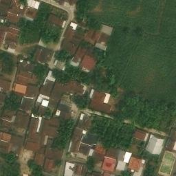 Sand Volleyball Court in Tlogowungu, JT — aerial view