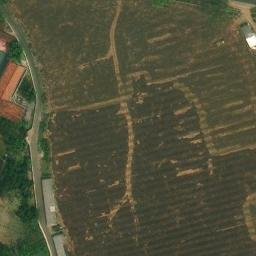 Sand Volleyball Court in Margorejo, JT — aerial view