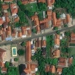 Sand Volleyball Court in Sindanghaji, JB — aerial view