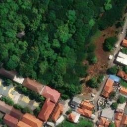 Sand Volleyball Court in Kota Cirebon, JB — aerial view