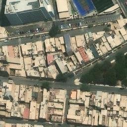 Sand Volleyball Court in Chiclayo, LAM — aerial view