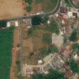 Lapangan Badminton Voli Lebaksari — aerial view