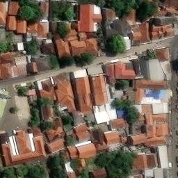Lapangan Voli Desa — aerial view