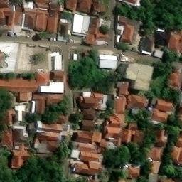 Sand Volleyball Court in Leuwidingding, JB — aerial view