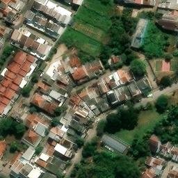 Sand Volleyball Court in Gadobangkong, JB — aerial view