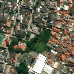 Sand Volleyball Court in Gadobangkong, JB — aerial view