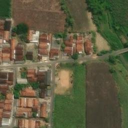 Sand Volleyball Court in Jatirogo, JI — aerial view