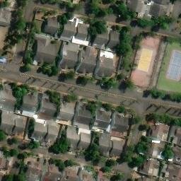 Lapangan Bola Voli Semen Gresik — aerial view