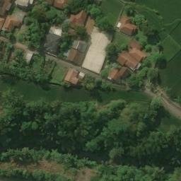 Sand Volleyball Court in Cianjur, JB — aerial view