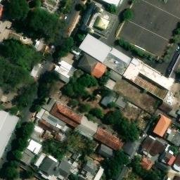 Sand Volleyball Court in Tuban, JI — aerial view