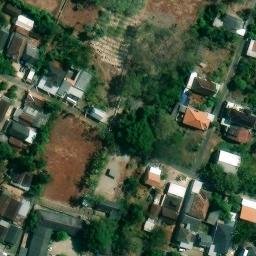 Sand Volleyball Court in Semanding, JI — aerial view