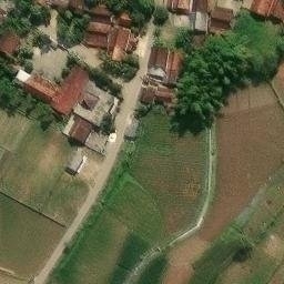 Lapangan Voli Desa Karanganyar — aerial view