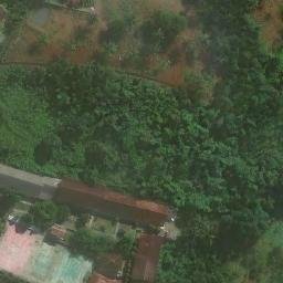 Sand Volleyball Court in Cisolok, JB — aerial view