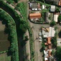 Sand Volleyball Court in Kota Semarang, JT — aerial view
