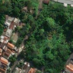 Sand Volleyball Court in Semarang, JT — aerial view