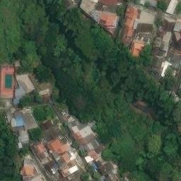 Sand Volleyball Court in Semarang, JT — aerial view