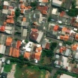 Sand Volleyball Court in Semarang, JT — aerial view