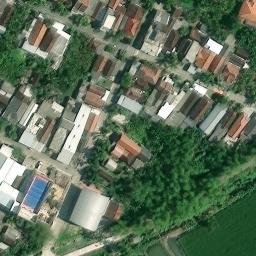 Lapangan Voli Desa Pengangsalan — aerial view