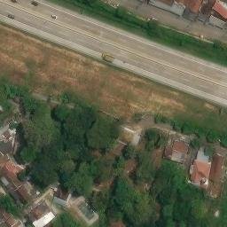 Sand Volleyball Court in Kota Semarang, JT — aerial view