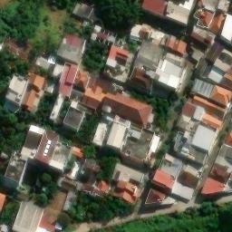 Sand Volleyball Court in Semarang, JT — aerial view