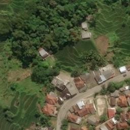 Sand Volleyball Court in Cicangkang Girang, JB — aerial view