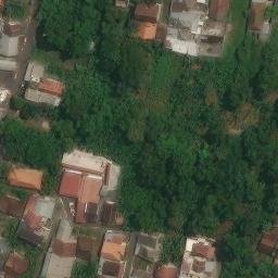 Sand Volleyball Court in Semarang, JT — aerial view