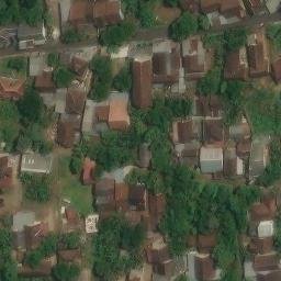 Sand Volleyball Court in Semarang, JT — aerial view