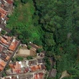 Sand Volleyball Court in Kota Semarang, JT — aerial view