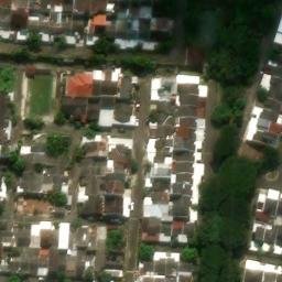 Sand Volleyball Court in Semarang, JT — aerial view