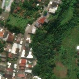 Sand Volleyball Court in Semarang, JT — aerial view
