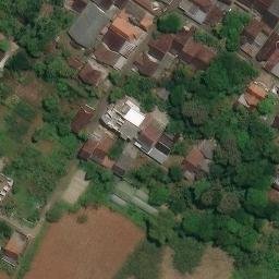 Sand Volleyball Court in Semarang, JT — aerial view